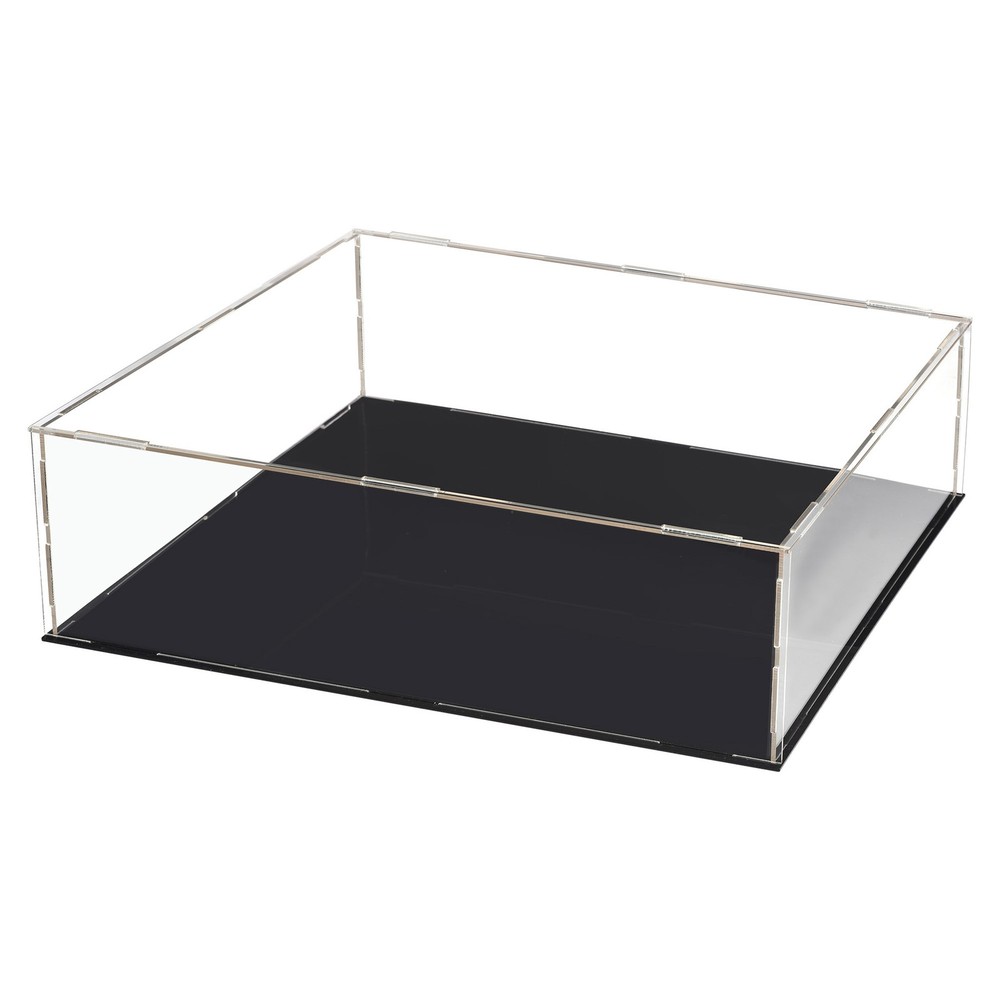 11.8×9.8×3.9inch Acrylic Clear Display Box Dustproof Showcase Cube Collectibles
