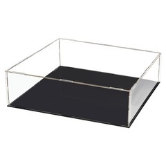 11.8×9.8×3.9inch Acrylic Clear Display Box Dustproof Showcase Cube Collectibles