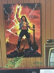 Stranger Things Eddie Rock Metal Wall Art Sign Plaque 9.8×14.7 NEW