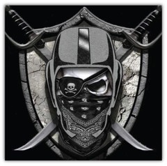Oakland Raiders NFL Football Logo Sport Car Bumper Sticker Decal «SIZES»