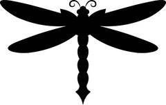 Dragonfly Vinyl Art Decal Sticker Car Truck RV Door Window Wall Laptop Tablet