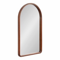 Talma Tall Arched Wall Mirror, 20 x 36, Dark Walnut, Transitional Arch Mirror…