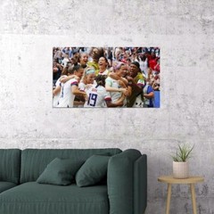 282283 USA Women National Soccer Team 2019 World Cup Champion PRINT POSTER