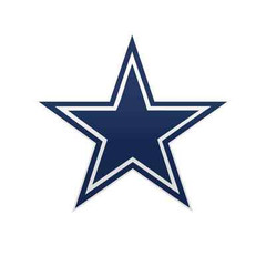 Dallas Cowboys STAR Wall Decal Sticker 12″ x 12″ Car Truck Glass dicut