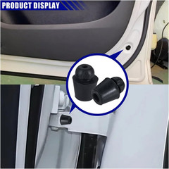 Car Door Bumper Shock Absorbers Rubber Slam Stoppers Door Side Protector Buffe