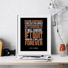 Eric Thomas Inspirational Wall Art Print Motivational Quote Poster Decor Gift