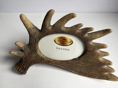 Antler Picture Frame Holds 5″ x 3 1/2″, Rustic, Very Cool