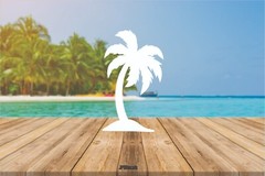 Vinyl Decal Palm Tree Style #2 Transfer Sticker Premium Quality Outdoor Vinyl