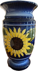 ceramic sunflower vase