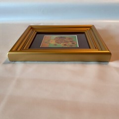 VAN GOGH – sunflowers art print – gold colored 8 x 10 frame – home wall art