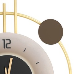 Modern Quiet Wall Clock LED Lighting Wall Clock Large Gold Decorative Wall Clock