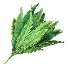Large Artificial 42 in Boston Fern Bush, Fake Plants for Planter