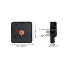 2 PCS 6168 Clock Replacement Movement Quartz Unit Work Components Part
