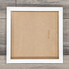 Shadow Box Display Frame-Removable Back-Hanging-Standing–White-Rectangle-Square