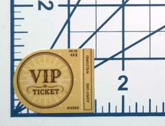 Vintage VIP Ticket Admit One Pass Vinyl Sticker Mini Decal Die Cut