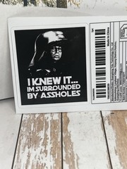 Space Balls I Knew it I’m Surrounded by A**holes Decal Sticker Laptop Car Truck