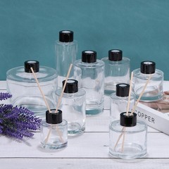 Empty Glass Diffuser Bottle 250ml/8.5oz 8.9×9.1cm for Fragrances