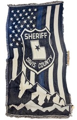 Sheriff Davis County Tapestry Police Department 96in X 53in