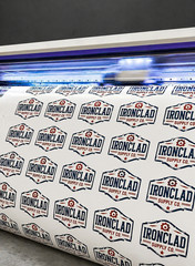 Custom Logo Stickers Die Cut Vinyl Full Color Waterproof Gloss Finish