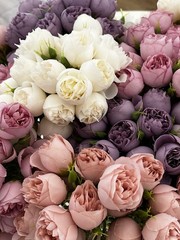 13 Bundles Assorted Color High Quality Artificial Tea Bud Roses 9 Stems Each