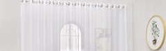 1 Extra-Wide Light Beige Sheer Patio Curtain Panel 102 x 84 Inch Long with