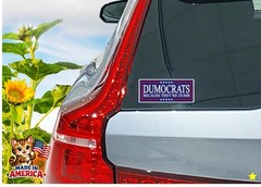 Dumocrats Decal Sticker President Trump Nickname Liberals MAGA Funny Political