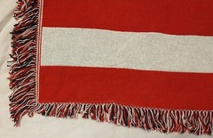 US American Flag Afghan Throw USA Blanket XL Size 49in X 68in Patriotic Veteran