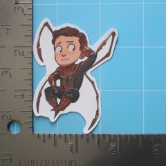 Marvel Universe Sticker (SPIDER-MAN) MCU Superheroes, Gloss PVC Decal