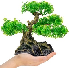 Aquarium Bonsai Tree Plant Fish Tank Decorations Medium/Large Resin Plastic