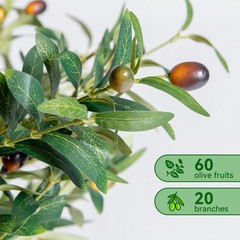 NOVAROOT 5FT/6FT Artificial Tree ihdoor outdoor,Artificial Plants for Home Decor