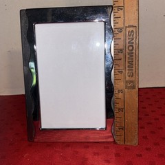 Burnes of Boston Silver Colored Photo Frame 4×6 Photo Vertical or Horizontal
