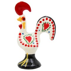 1.5″ Traditional Portuguese Aluminum Good Luck Barcelos Rooster – Set of 6