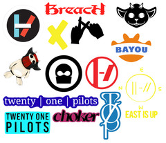 Twenty One Pilots sticker sets, Water Resistant, easy peel, 2-3″, 12 Sets