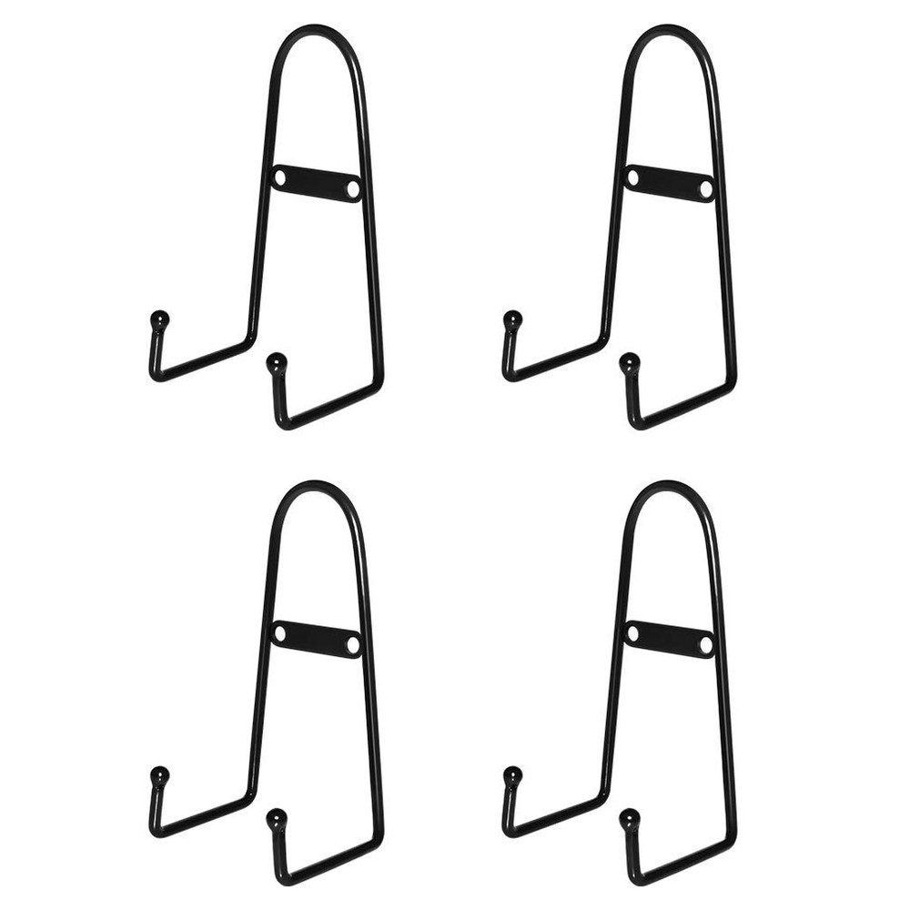 4 Pack Wall Mount Plate Display Stands, Medium Wall Easel Holder Plate Hanger…