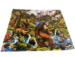 Regal Comfort – Land of the Bigfoot – Faux Fur Printed Throw Blanket 50″x60″