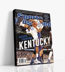 Kentucky Autograph SI Canvas – Anthony Davis – National Champions 2012