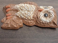 VTG Retro White Brn Owl Set Wall Plaque Foam Kitch Multi Styles Colors Listed