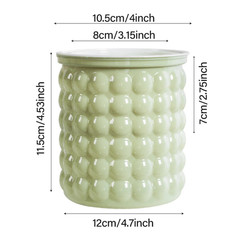 1pc Mini Self Watering Flower Pot Transparent Plastic Hydroponic Vase – NEW