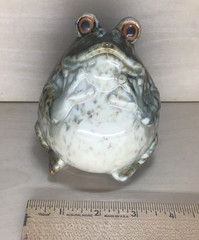 Vintage Dennis East International Ceramic Fat Belly Bullfrog Figure