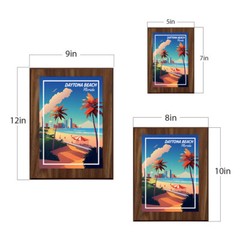 Daytona Beach Florida Decorative Wall Plaque With Easel Acrylic Stand