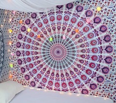 Popular Handicrafts Tapestry Wall Hanging Hippie Mandala Bohemian Hippy Psych…