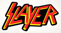 SLAYER – Logo LARGE Die Cut Sticker Decal Official Heavy Metal Music Band