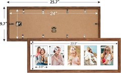 8×24 Collage frame with 5 Openings 4X6 Pictures