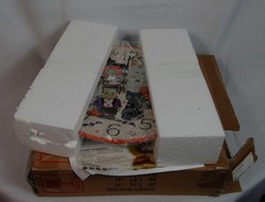 New in Box Temptations by Tara Boofetti Friends Halloween Wall Clock 10″