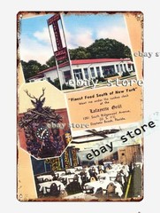 1930-45 Lafayette Grill, Daytona Beach, Florida tin sign home garden decor