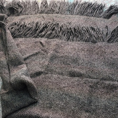 Kenebunk Weavers Made in USA Woven Throw Blanket Fringe Soft 60″X42″