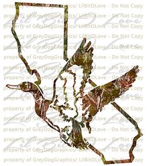 California Duck Hunter Camouflage Camo Hunting Vinyl Decal Sticker Water Fowl