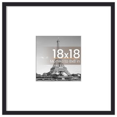 6×9 Picture Frame Display 4×6 with Mat or 6×9 Wall Hanging Picture Frame Home