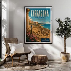 Tarragona Travel Poster Print, Wall Decor