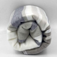 SOFT&WARM STRIPED ALPACA LLAMA WOOL BLANKET PLAID 99″x67″ QUEEN BED SOFA COUCH